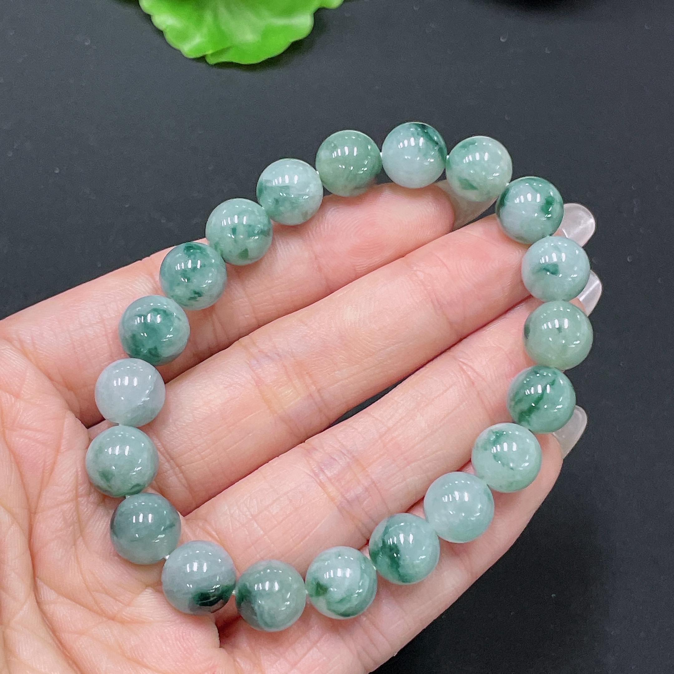 F35159281 Jadeite Bracelet Total Weight Approx. 31.4g Size About 9.8mm