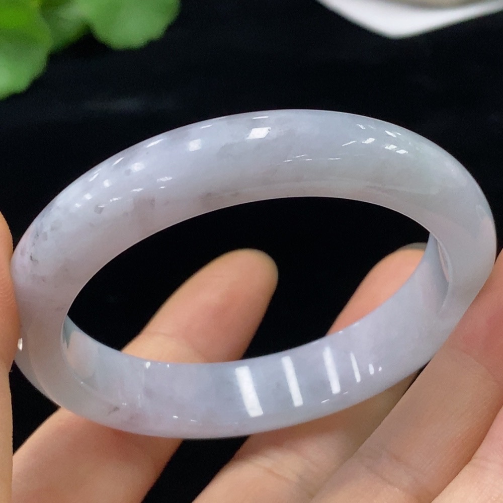 F32730640 Jadeite Round Bangle 53.7 Inner Diameter Total Weight Approx. 48.27g