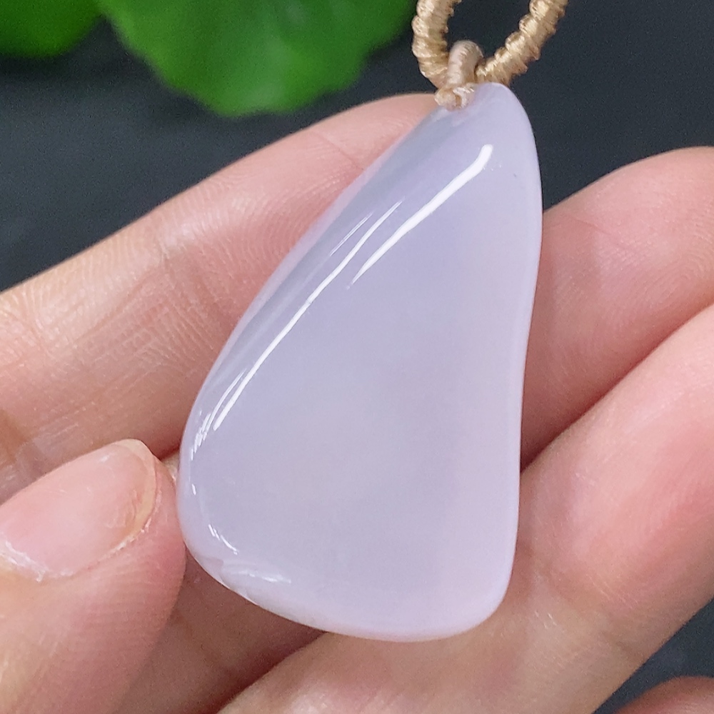 F31587525 Jadeite Pendant Enlightenment Total Weight Approx. 11.6g with Rope