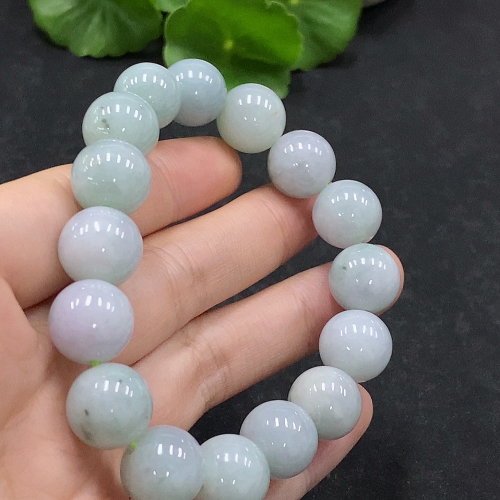 F34964893 Jadeite Bracelet Approximately 12.5mm, Containing Other Mineral Components, Total Weight About 54.25g