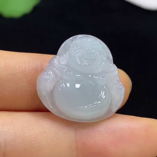 F35095602 Jadeite Buddha Pendant Total Weight Approx. 4.05g