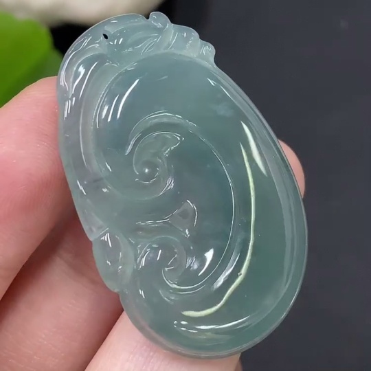 F28249373 Jadeite Pendant Total Weight Approx.8.54g Ruyi
