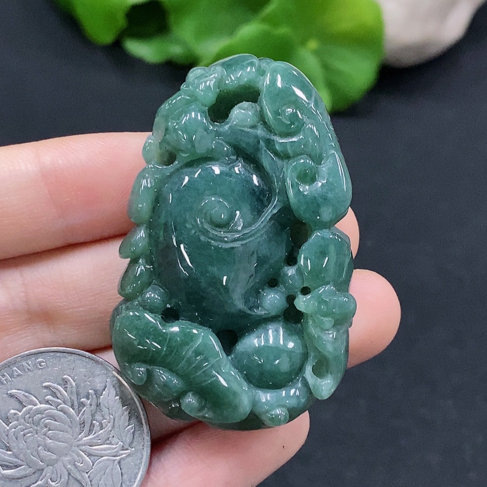 F31684487 Jadeite Pendant Total Weight Approx. 29.22g
