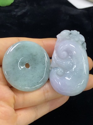 F34948849 Jadeite Pendants Sell as a Lot