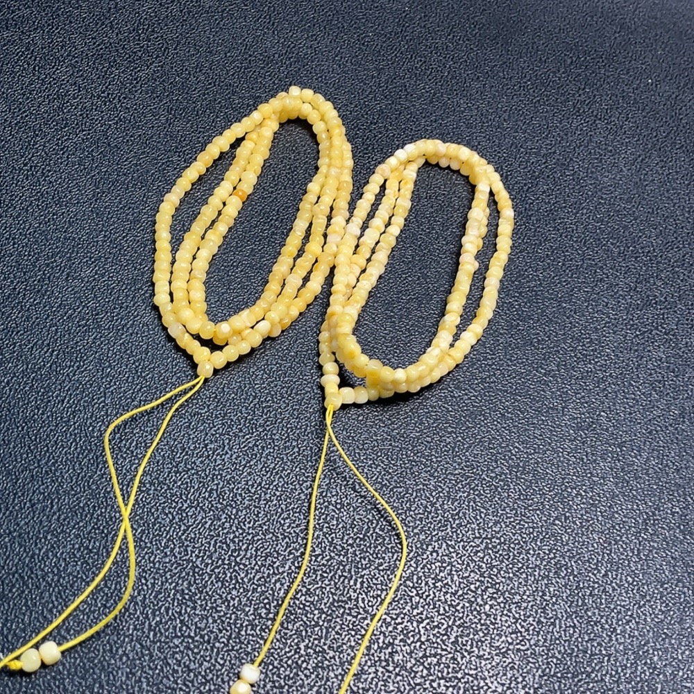 C34041702 Amber Beeswax Bead Strand, Total Weight Approx. 16.02g, Sell as a Lot