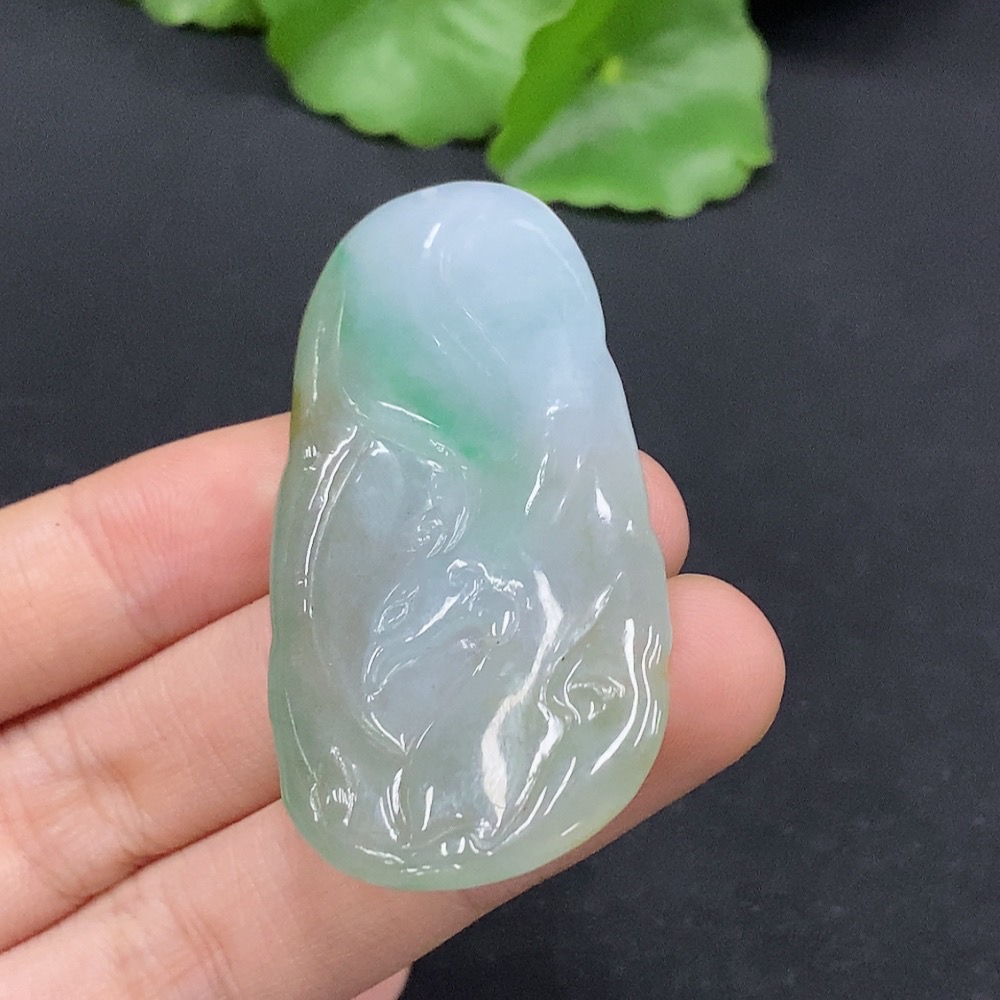 F33866452 Jadeite Phoenix Pendant