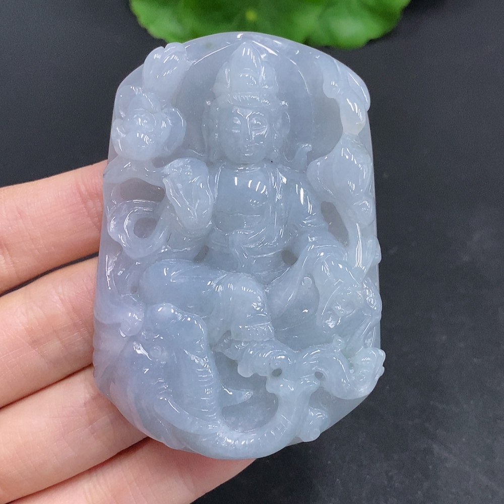 F33857398 JadeiteSamantabhadra Pendant