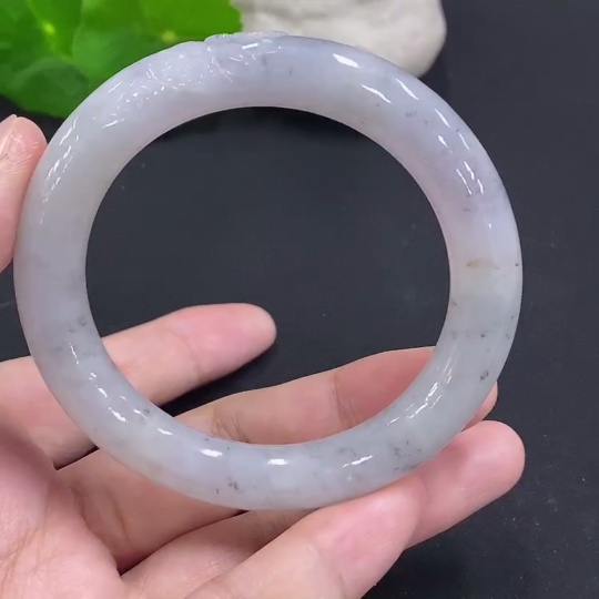 F28247633 Jadeite Round Bangle Size 51.4 Total Weight Approx. 44.2g