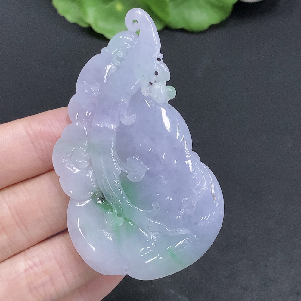 F31623929 Jadeite Ruyi Pendant Total Weight Approx. 33.7g