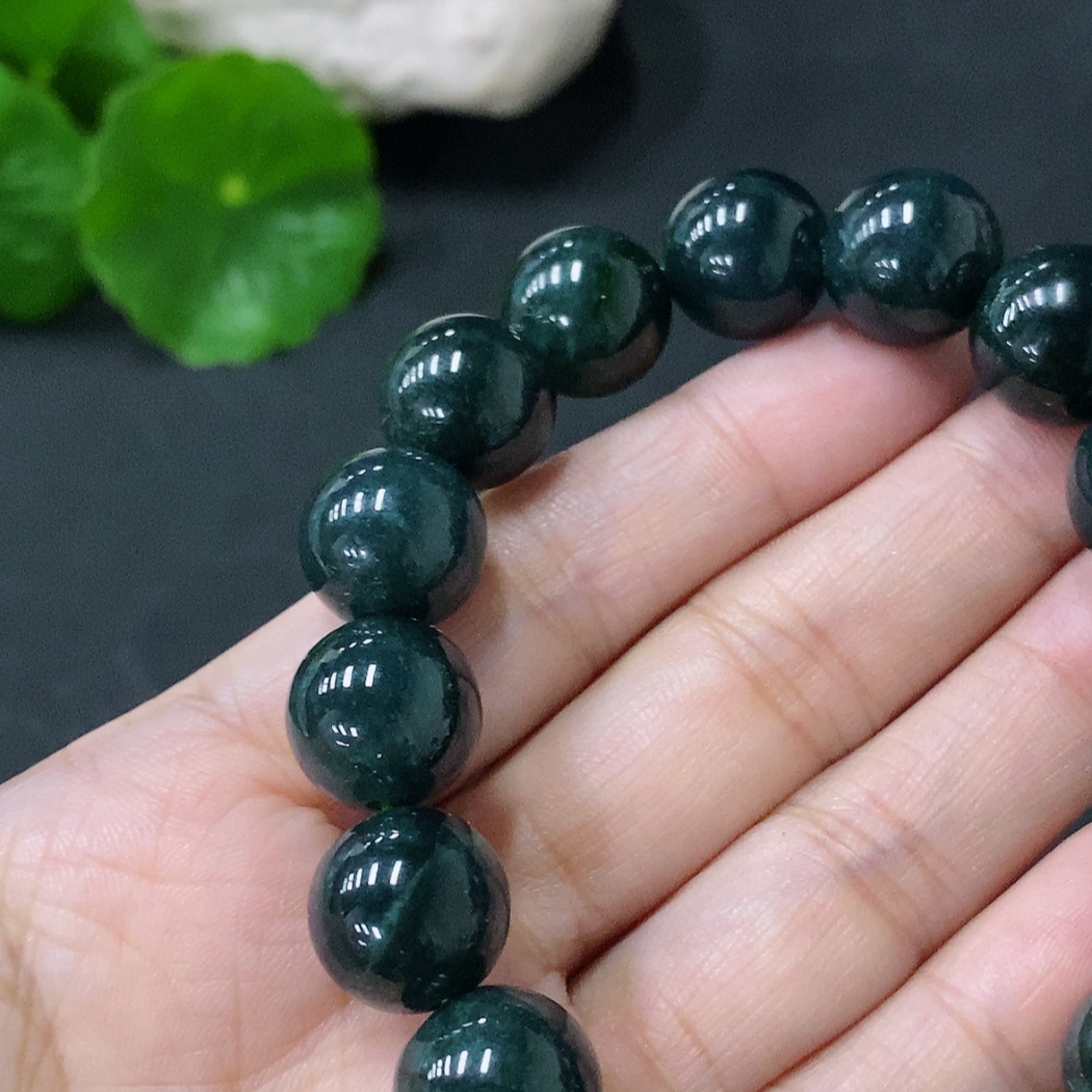 F33850079 Jadeite Bracelet Approx.12.7mm Total Weight Approx.55.88g