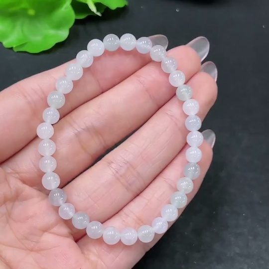 F34046174 Jadeite Bracelet Total Weight Approx.8.67g Size About 5.6mm