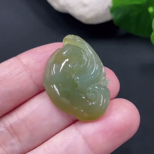 F25856975 JadeiteRuyi Pendant, Total Weight Approx. 5g