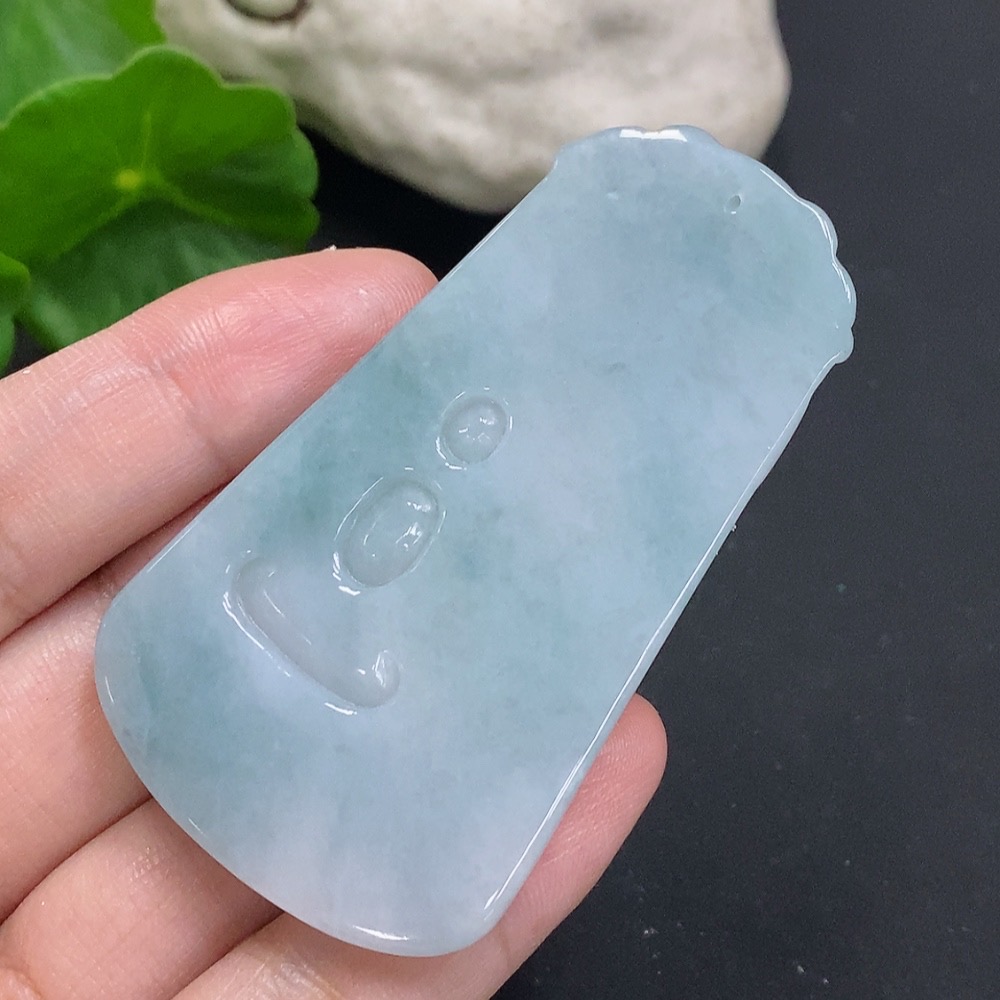 F35106879 Jadeite Guanyin Pendant, Total Weight Approx. 28g