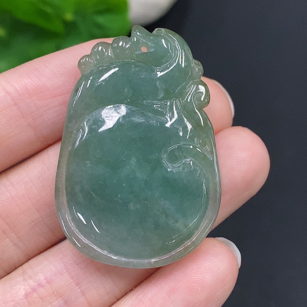 F28272675 Jadeite Pi Xiu Pendant, Total Weight Approx. 13.6g