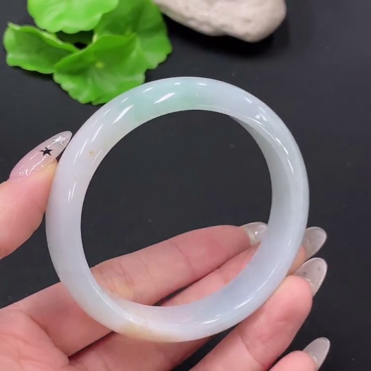 F35159241 Jadeite Round Bracelet Total Weight Approx. 55.3g Size 55.8