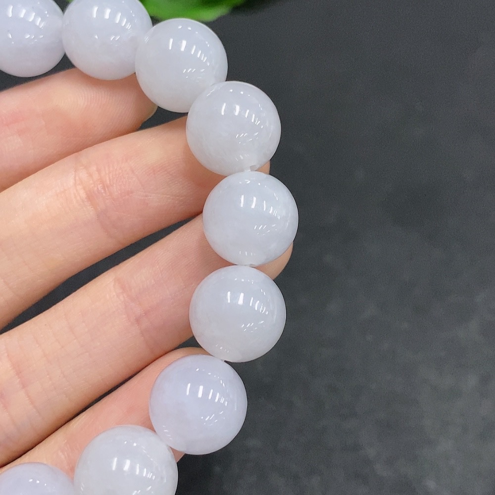 F30488807 Jadeite Beaded Necklace Approx. 12.2mm Total Weight Approx. 51.9g