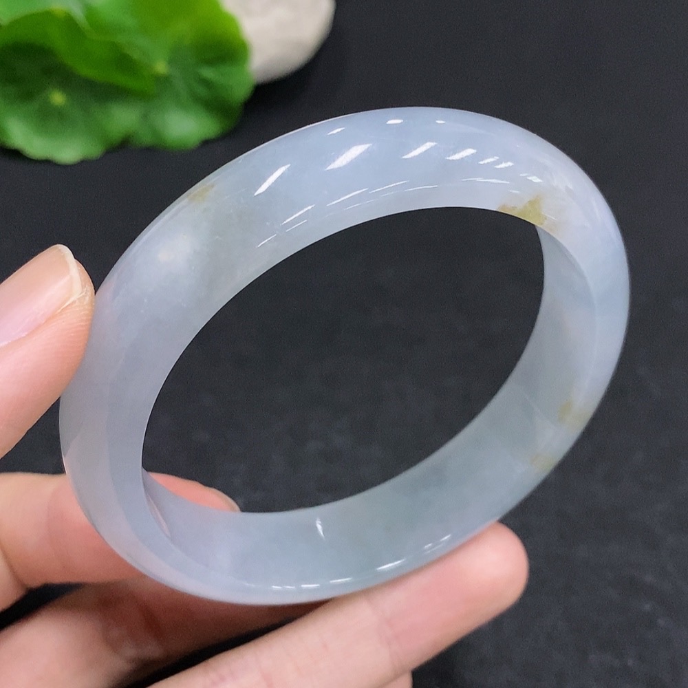 F33831290 Jadeite Round Bangle Total Weight Approx. 58.5g Size 59