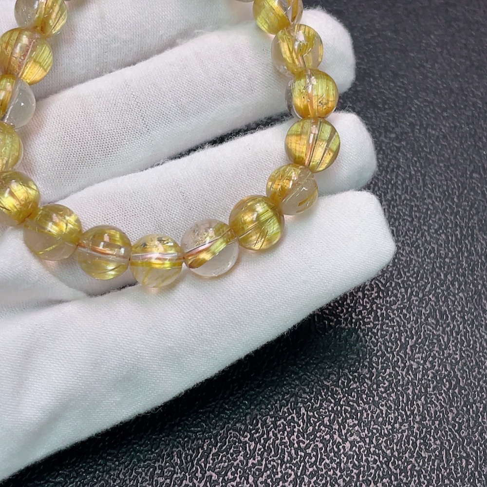 C34006900 Crystal Bracelet Total Weight Approx. 22.39g Size About 8.6mm