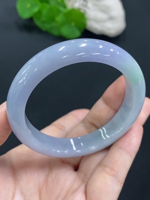 F28192032 Jadeite Round Bangle Size 54.6 Total Weight Approx. 51g