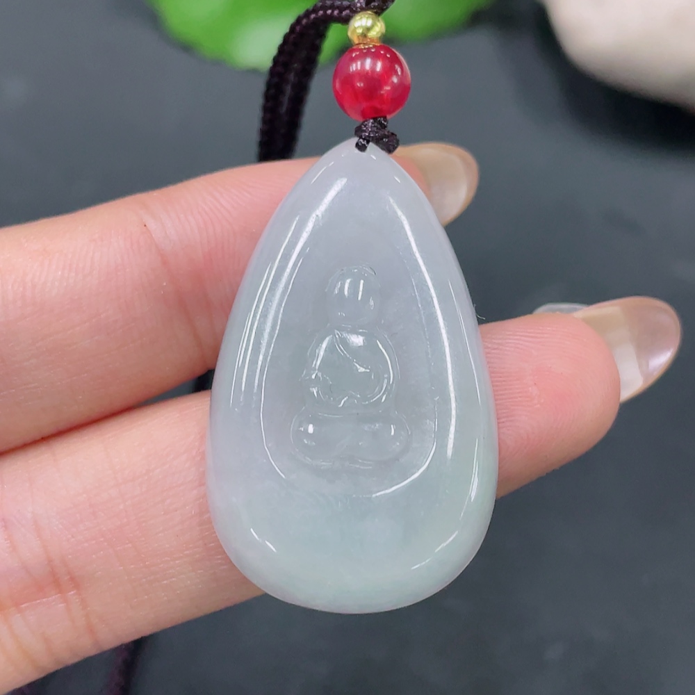 F18058251 Jadeite Enlightenment Pendant Total Weight 9.815g