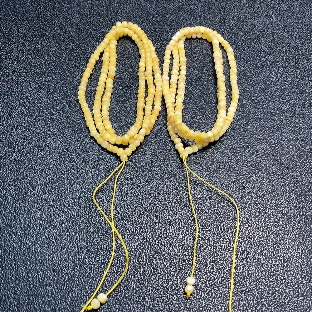 C34041702 Amber Beeswax Bead Strand, Total Weight Approx. 16.02g, Sell as a Lot