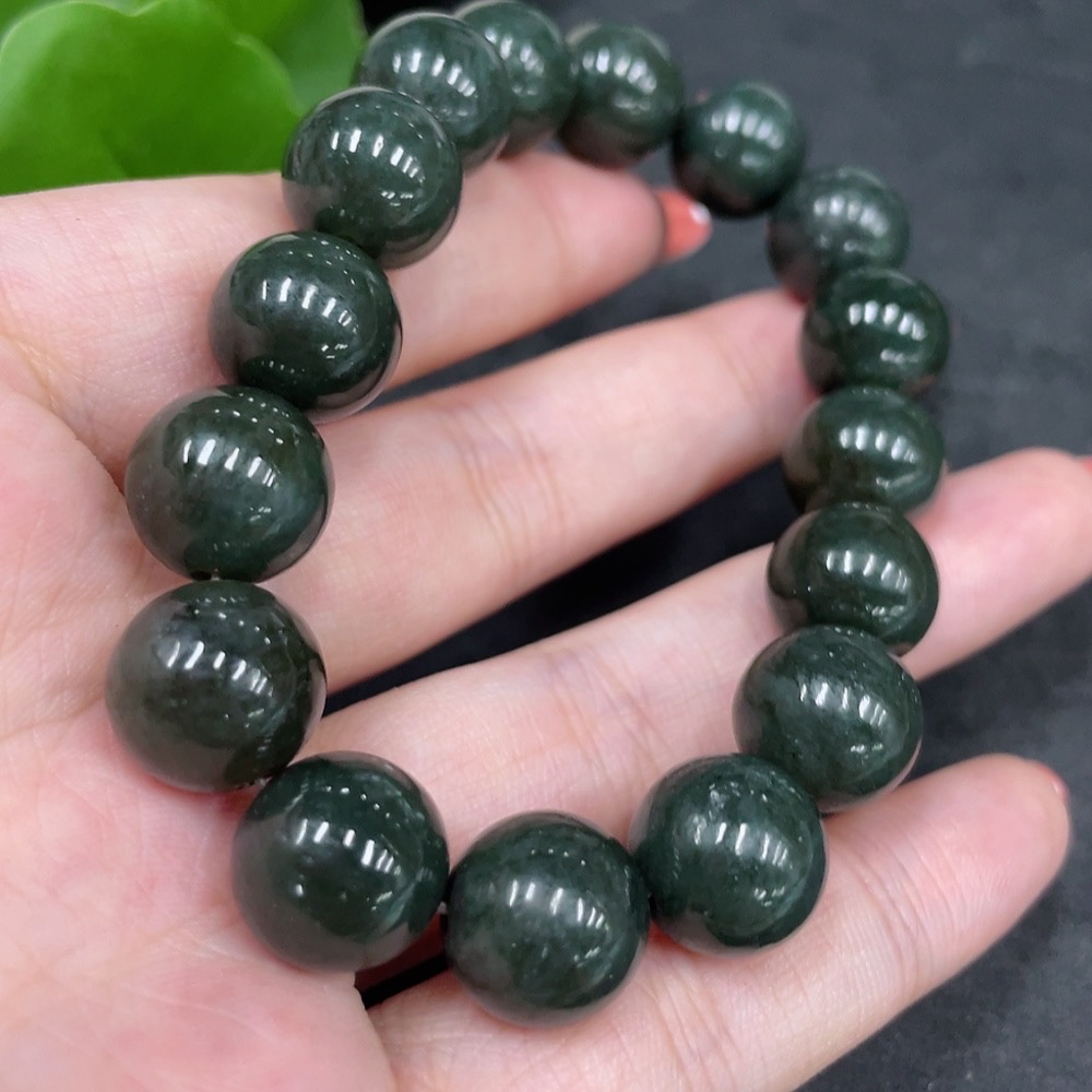 H34960842 Hetian Jade Bracelet, Approx. 12mm, Total Weight Approx. 43.9g