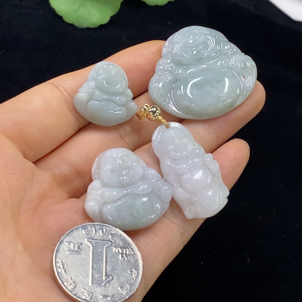 F32790294 Jadeite Pendants Sell as a Lot Non-Gold