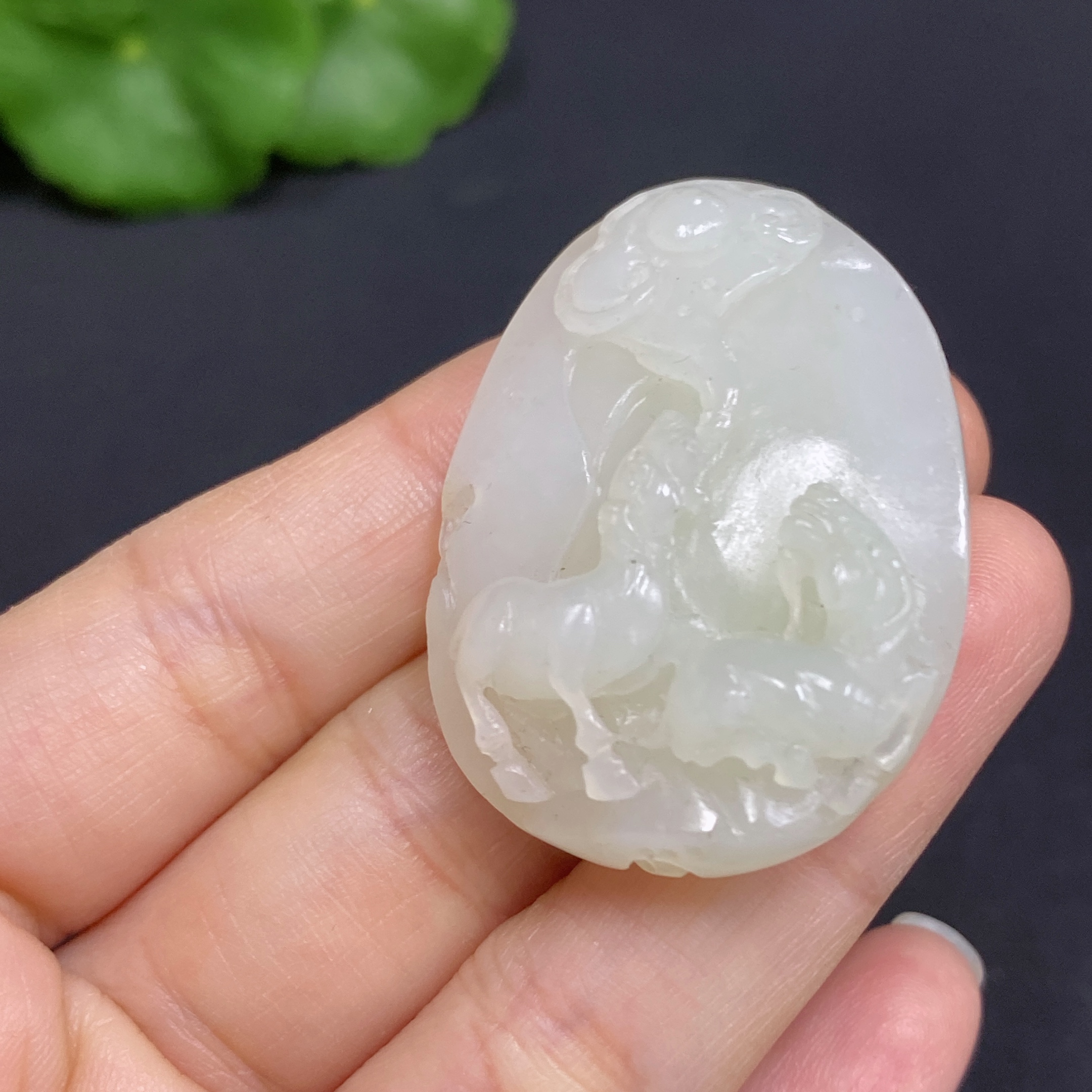H31584407 Hetian Jade Pendant - All Wishes Fulfilled - Total Weight Approx. 19.6g