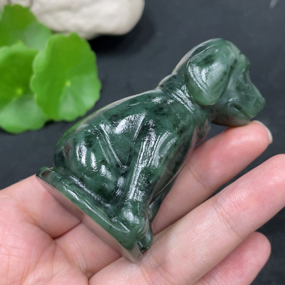 H30562096 Hetian Jade Ornament - Prosperity (Total weight: approx. 116.1g)