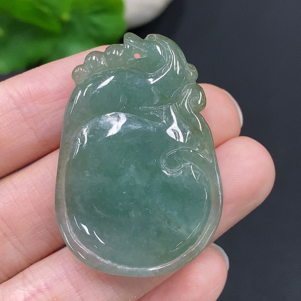 F28272675 Jadeite Pi Xiu Pendant, Total Weight Approx. 13.6g