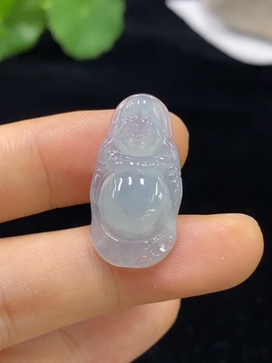 F33860698 Jadeite Buddha Pendant Total Weight Approx. 3.08g