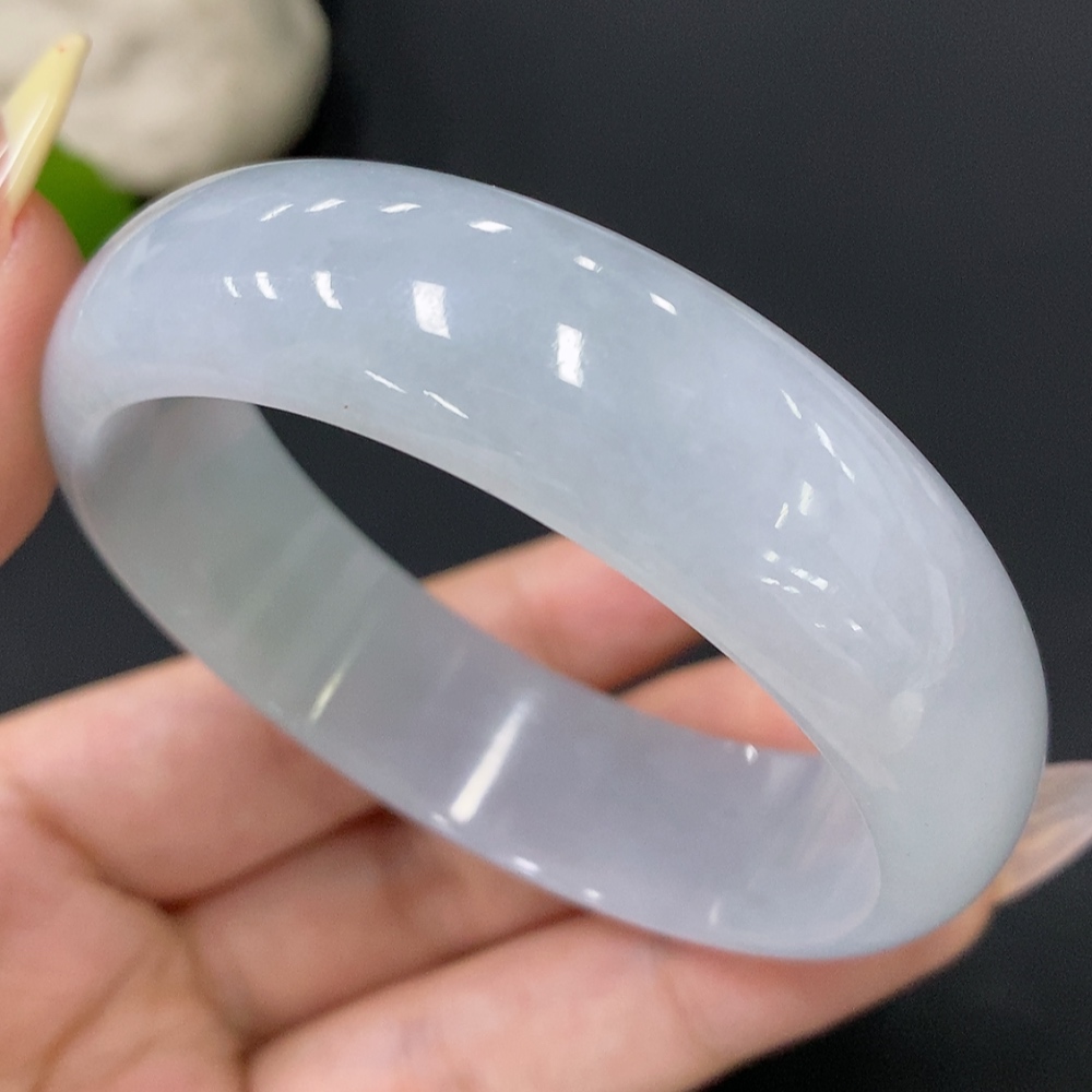 F29416553 Jadeite Round Bangle Size 56.5 Total Weight Approx. 60g