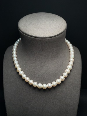 C29340587 Pearl Beaded Necklace Non-Gold Setting Approx. 8.7mm Total Weight About 48.27g