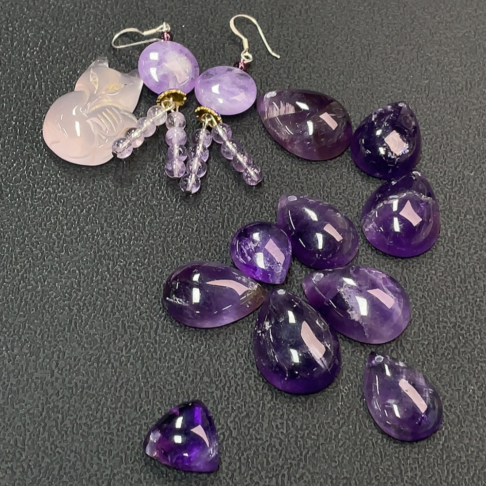 C25911718 Crystal Inlaid Earrings + Pendant