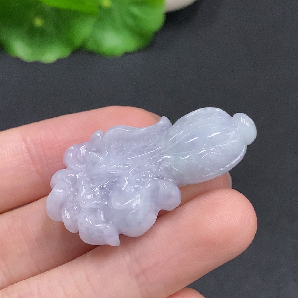 F35078595 Jadeite Cabbage Pendant, Total Weight Approx. 14.5g
