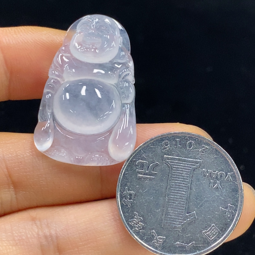 F35114531 Jadeite Pendant Buddha, Total Weight Approx. 5.88g