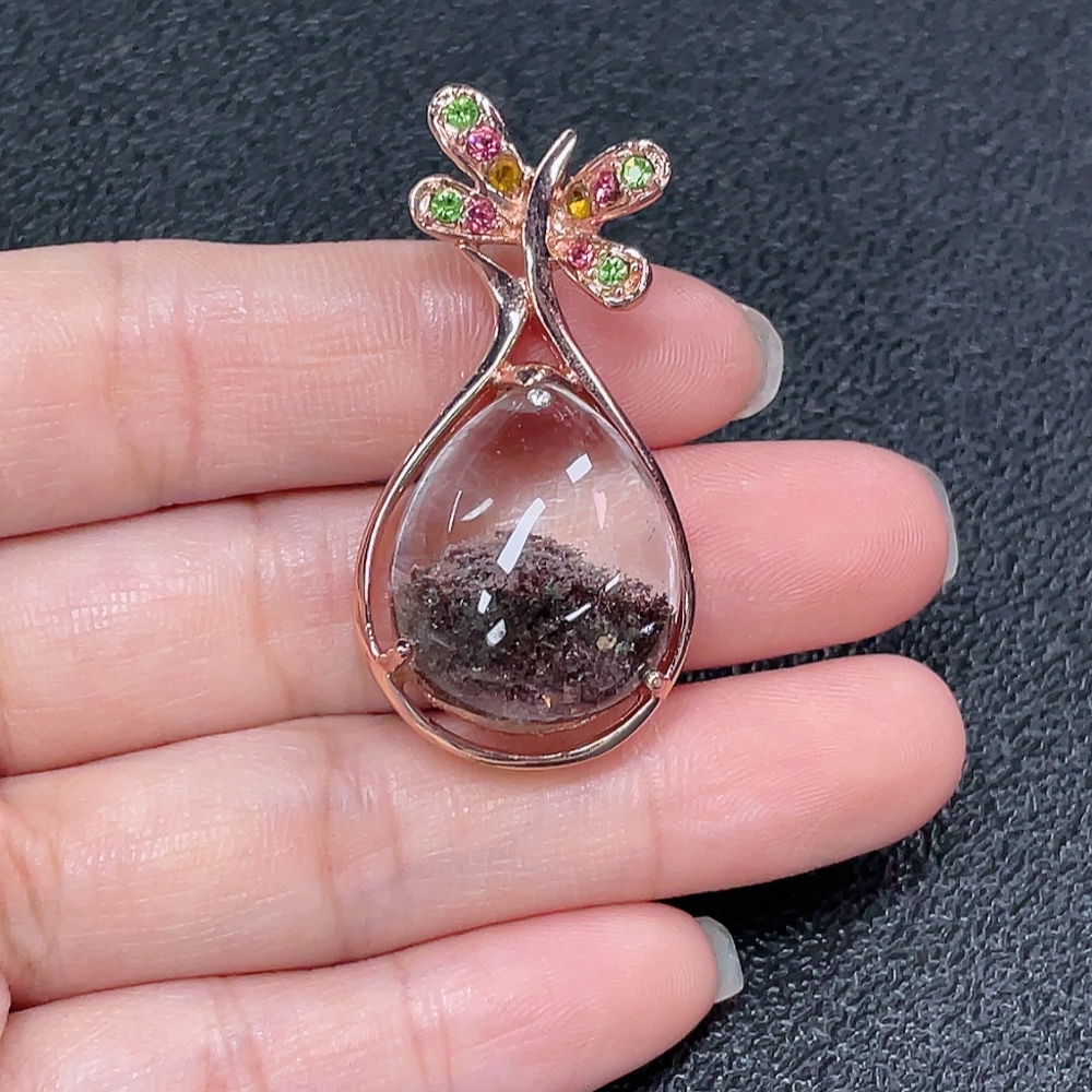 C34038610 Crystal Pendant Non-Gold Total Weight Approx. 12.01g