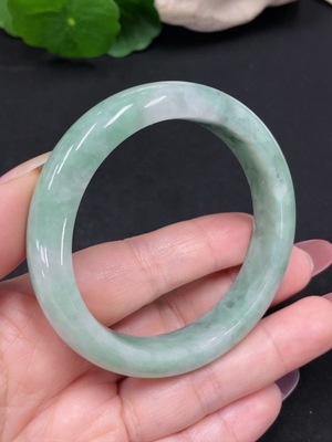 F34012090 Jadeite round bracelet size 52.7 total weight approx. 50.3g