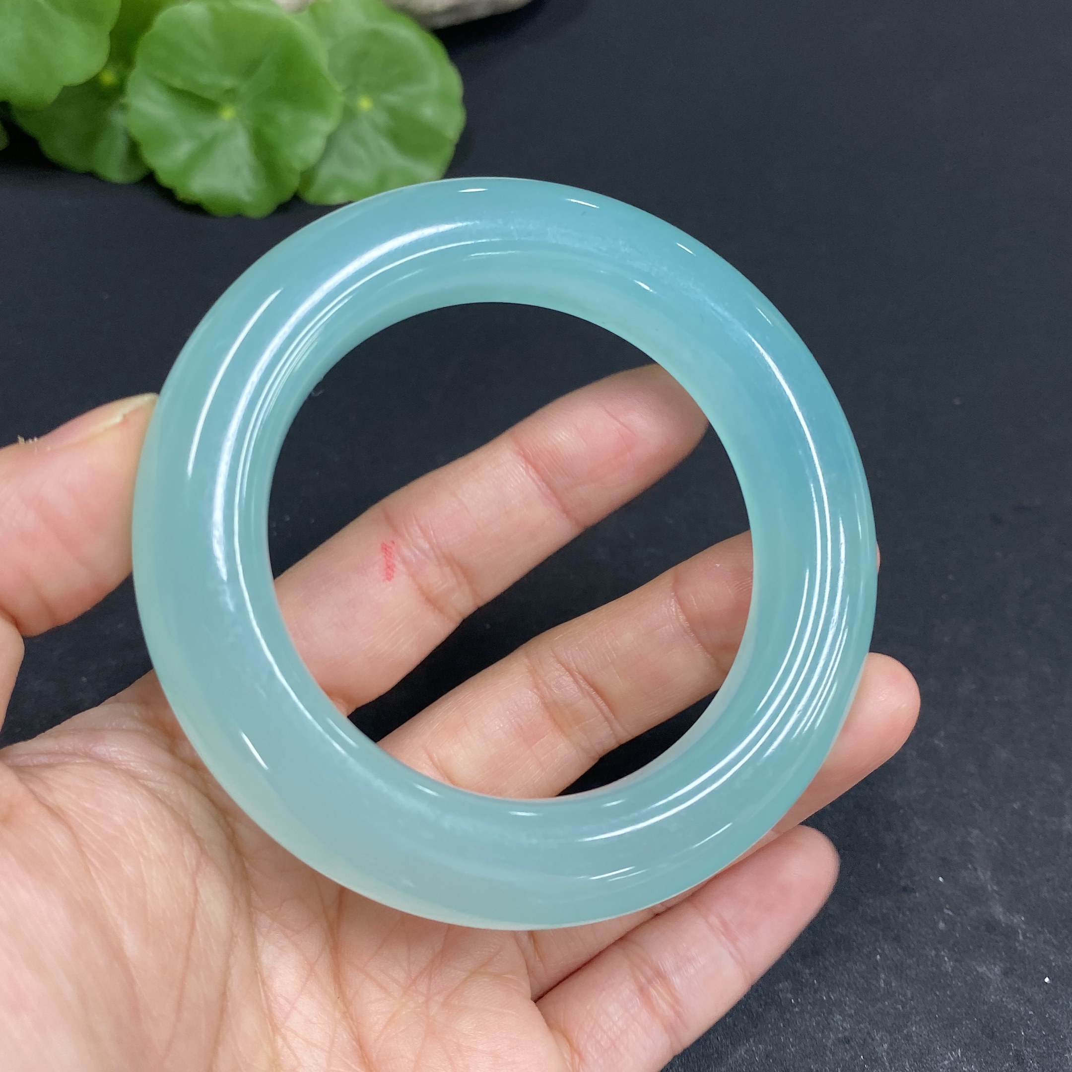 H33904192 Xiuyu (Serpentine Jade) Regular Bracelet Size 52.2 Total Weight Approx. 64g