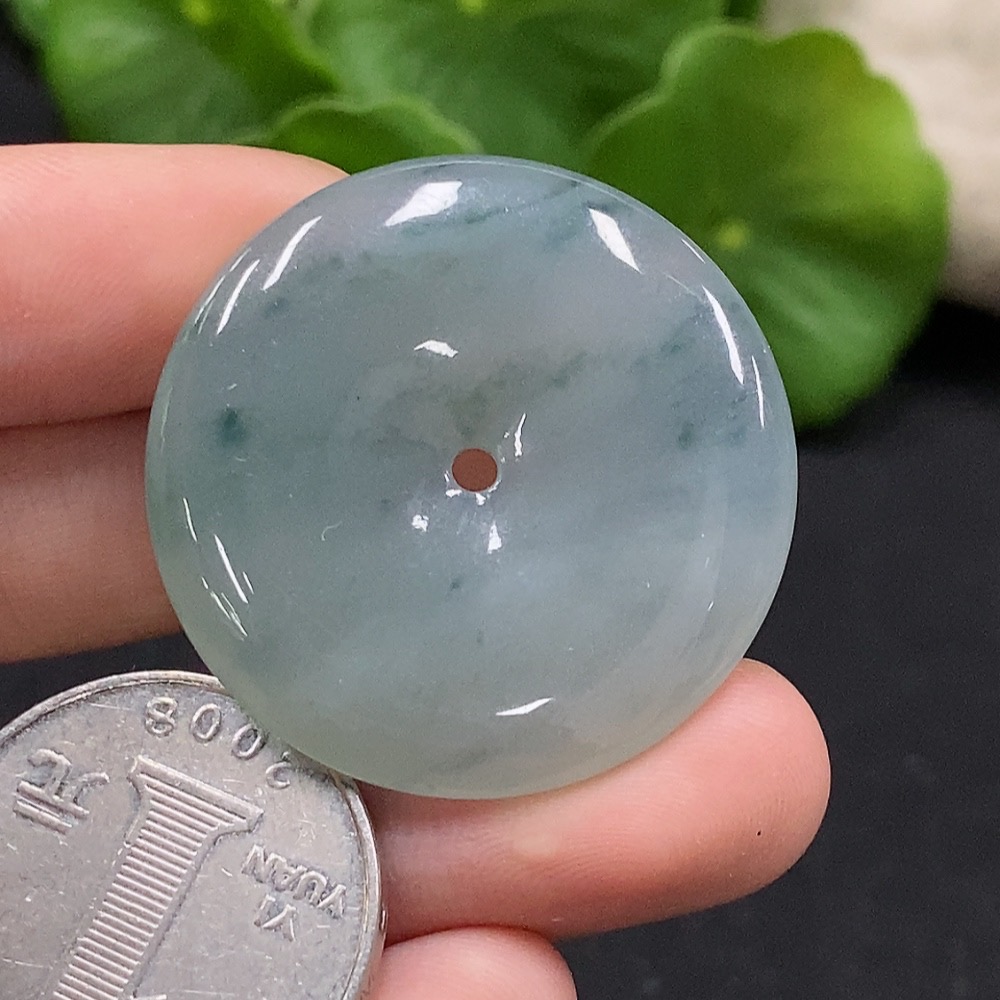 F33946342 Jadeite Safety Buckle Pendant, Total Weight Approx. 11.97g