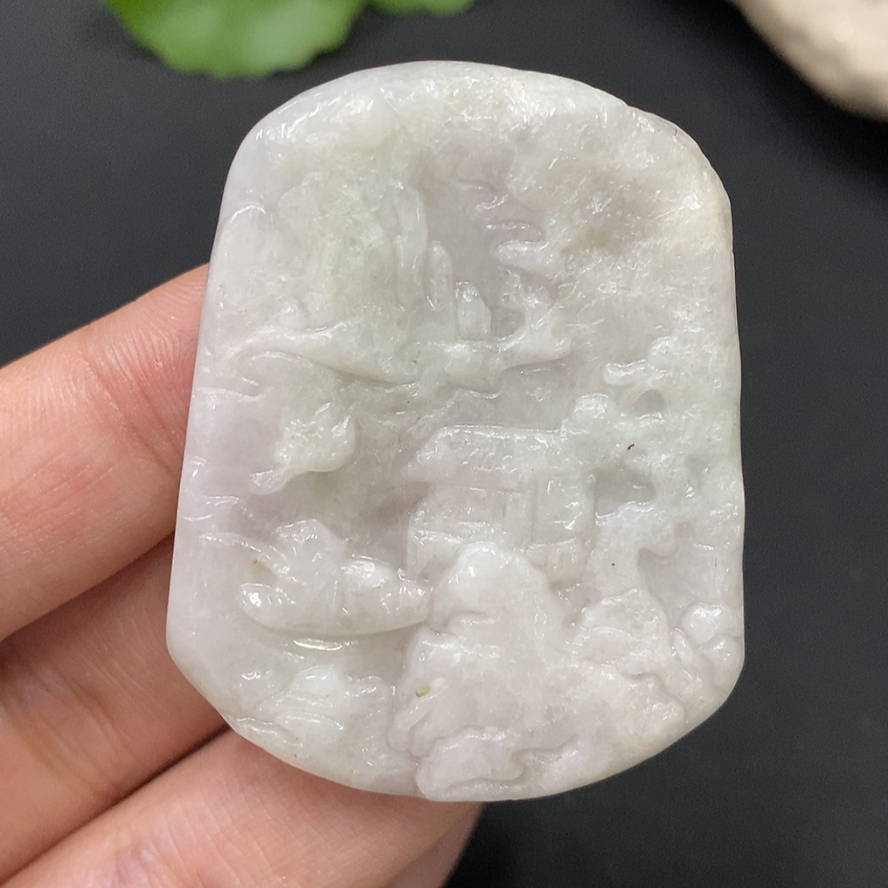 F27069179 Jadeite Pendant Total Weight Approx. 24.3g Landscape