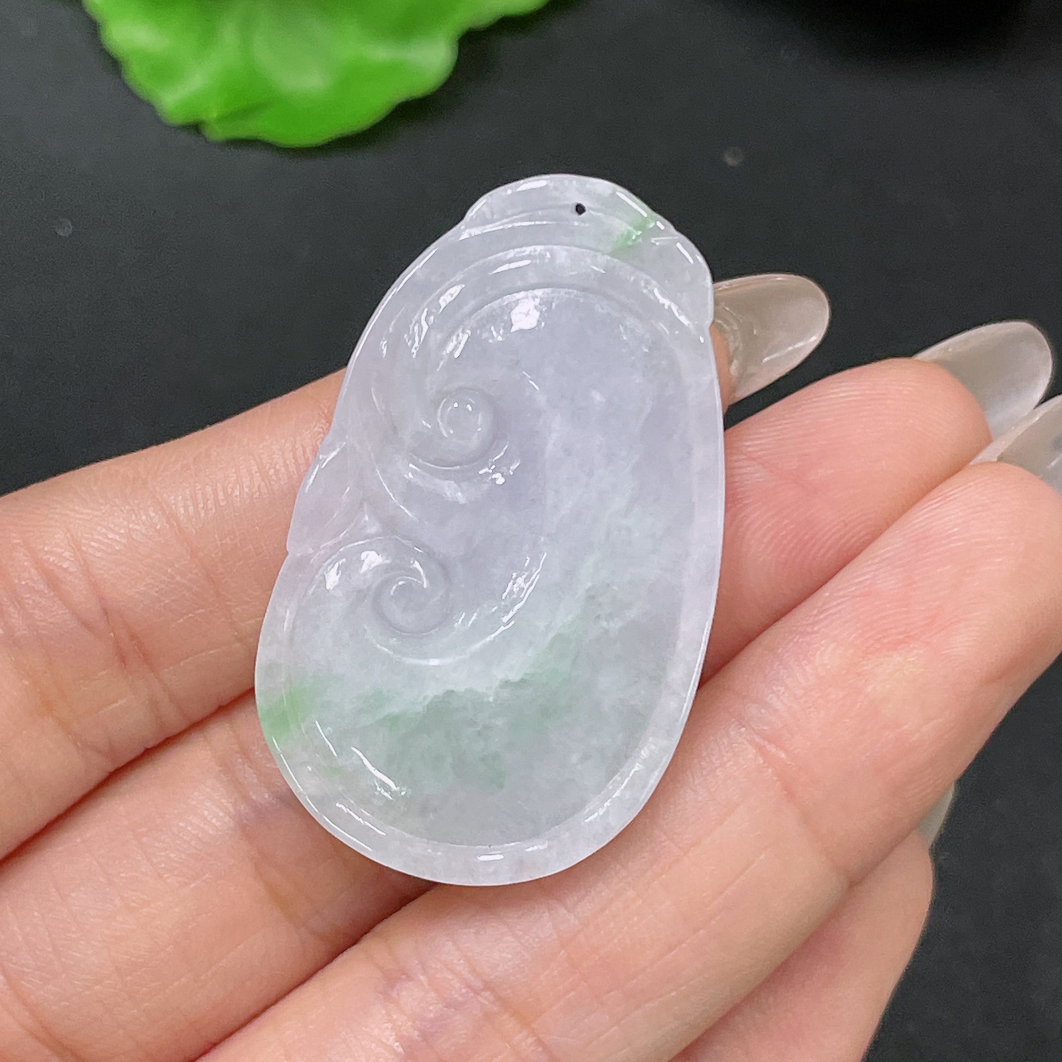 F35105719 Jadeite Pendant Ruyi Total Weight Approx. 11.77g