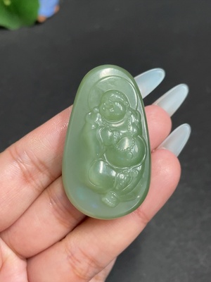 H31573418 Hetian Jade Pendant Buddha Gross Weight Approx. 32.3g