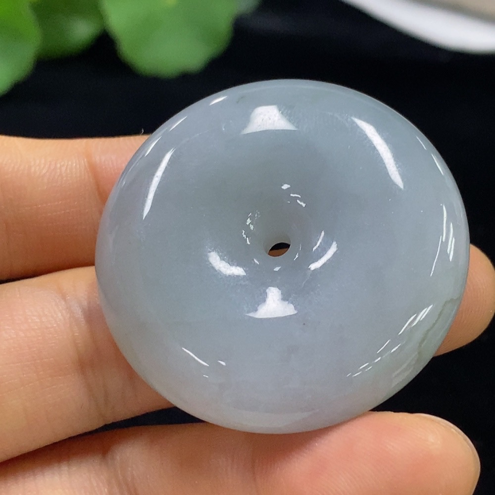 F34948155 Jadeite Peace Pendant with a total weight of approximately 37.6 grams