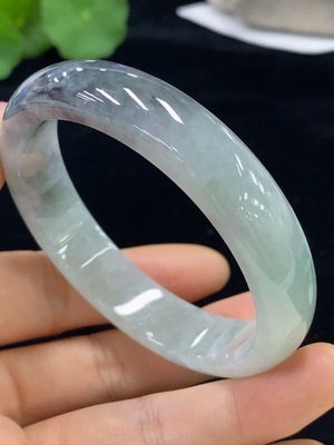 F32790083 Jadeite Round Bangle Size 55.5mm Total Weight Approx. 50.26g