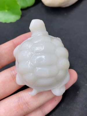 H42956983 和田玉摆件   长寿龟   皮色成因未定 货品总重约81g