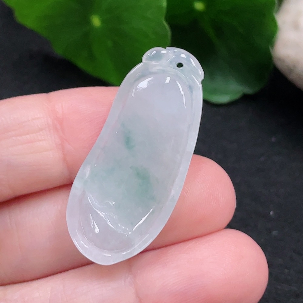 F33828297 Jadeite Fu Gua Pendant, Total Weight Approx. 4.86g