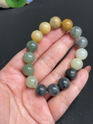 H34973165 Hetian Jade Bracelet, Approx. 11.9 mm, Total Weight Approx. 43.4g