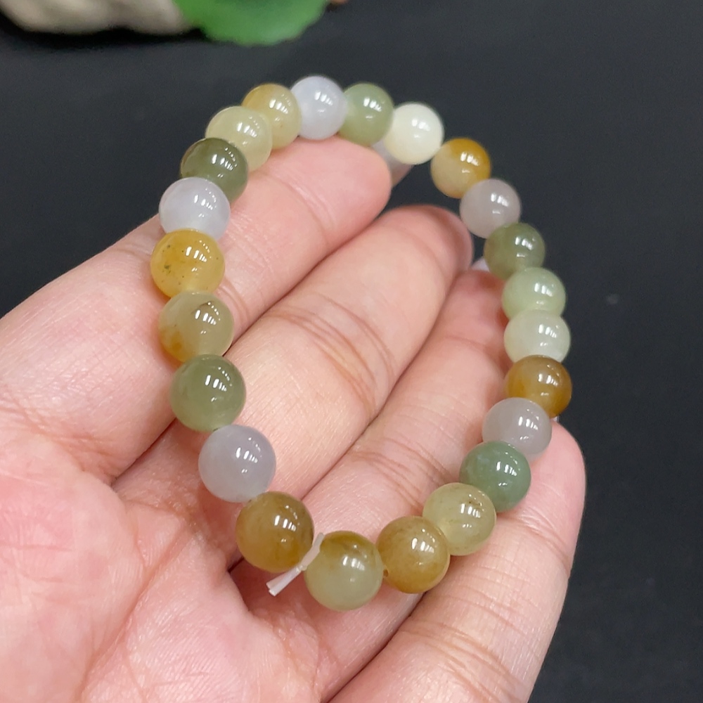 H34972669 Hetian Jade Bracelet, Approx. 7.6 mm, Total Weight Approx. 17.4g