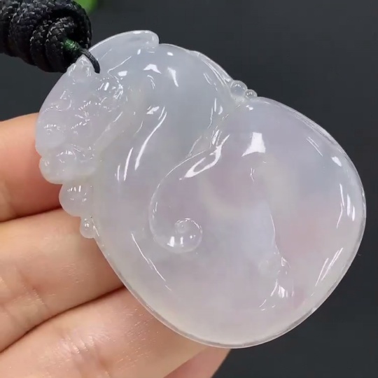 F21392928 Jadeite Pendant with Cord, Total Weight 29.6g